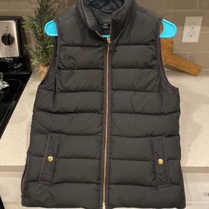 J Crew Women’s Black Vest